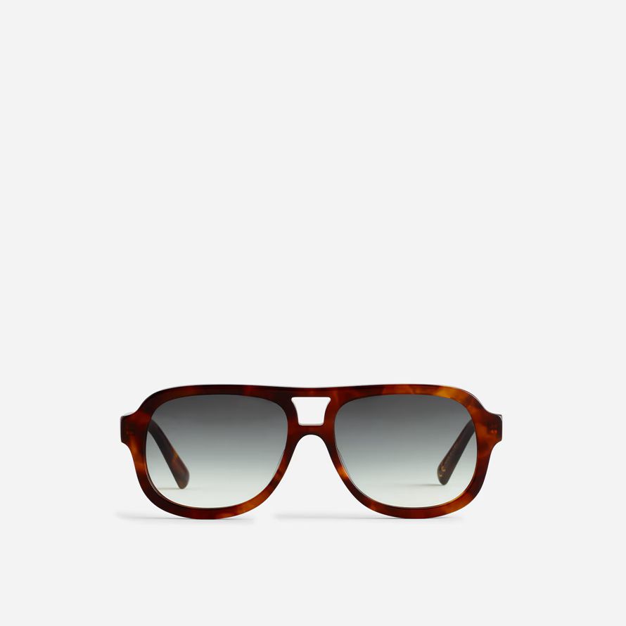 herren madewell dashden aviator sonnenbrille brown