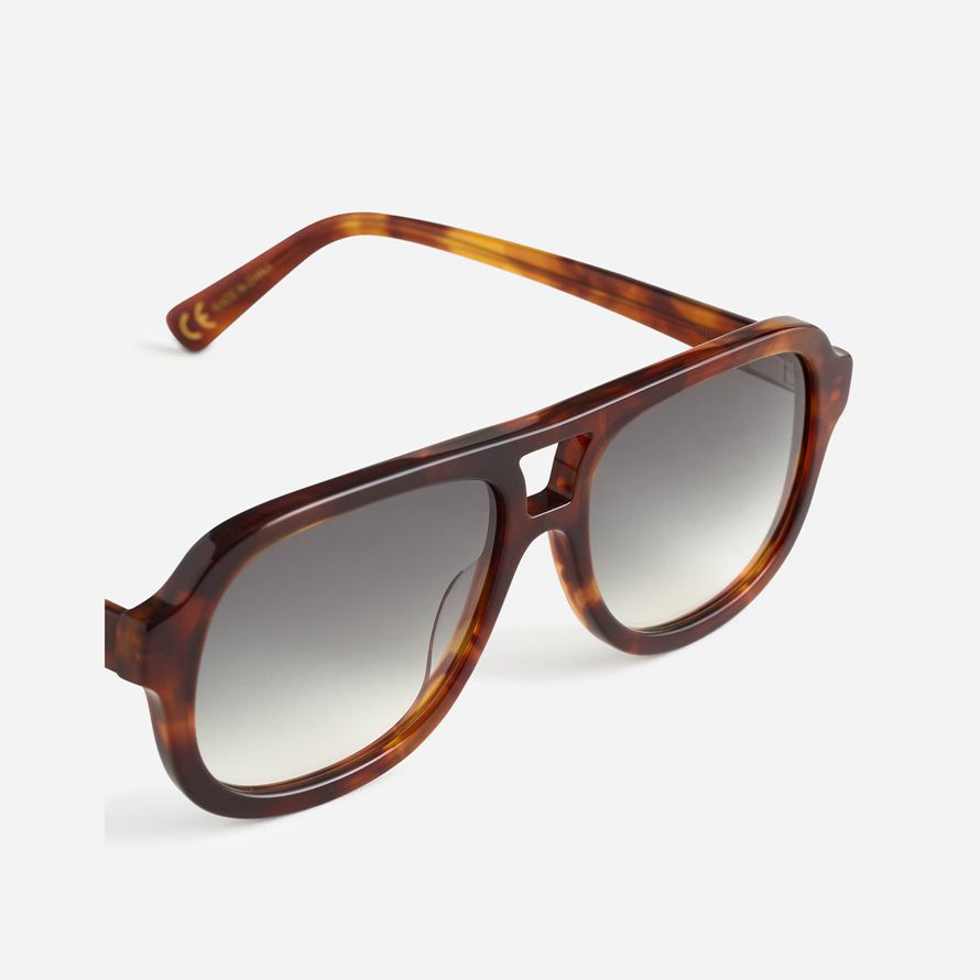 herren madewell dashden aviator sonnenbrille brown