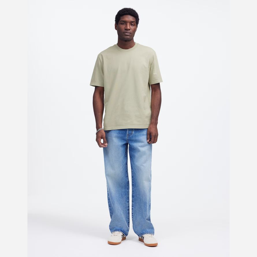 madewell die vintage-herren-t-shirts licht grün