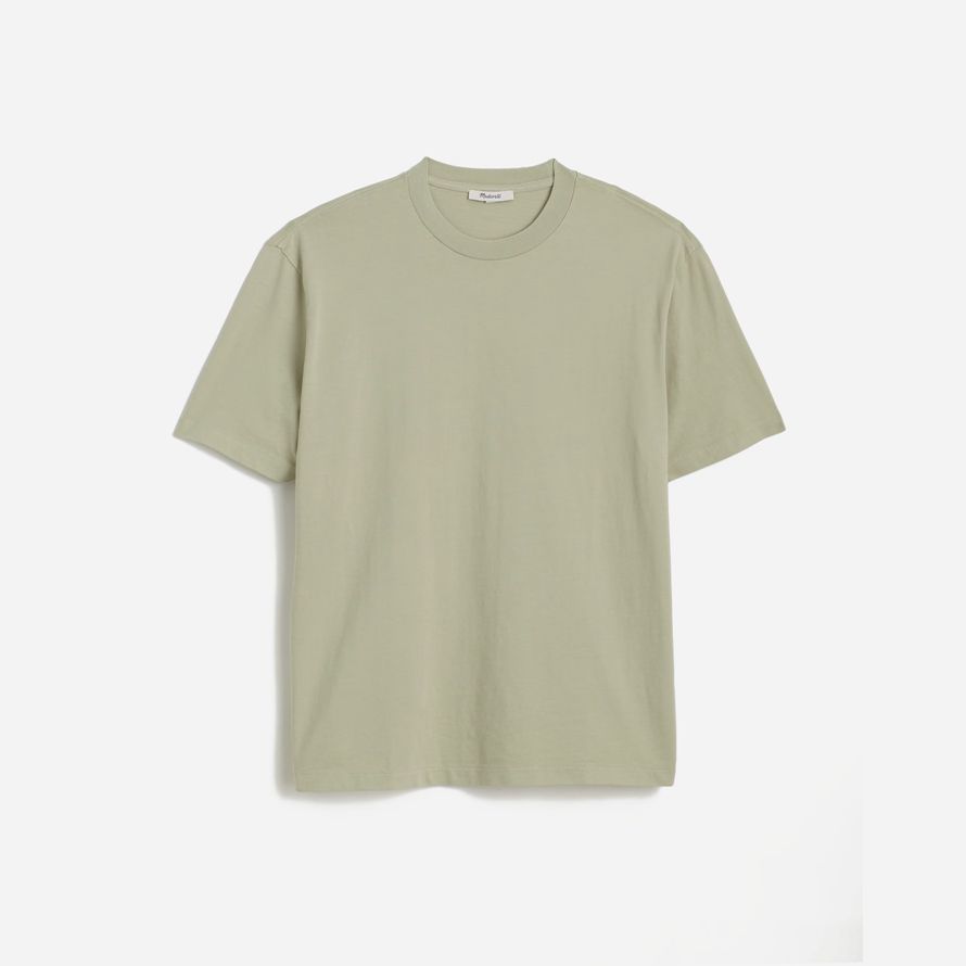 madewell die vintage-herren-t-shirts licht grün