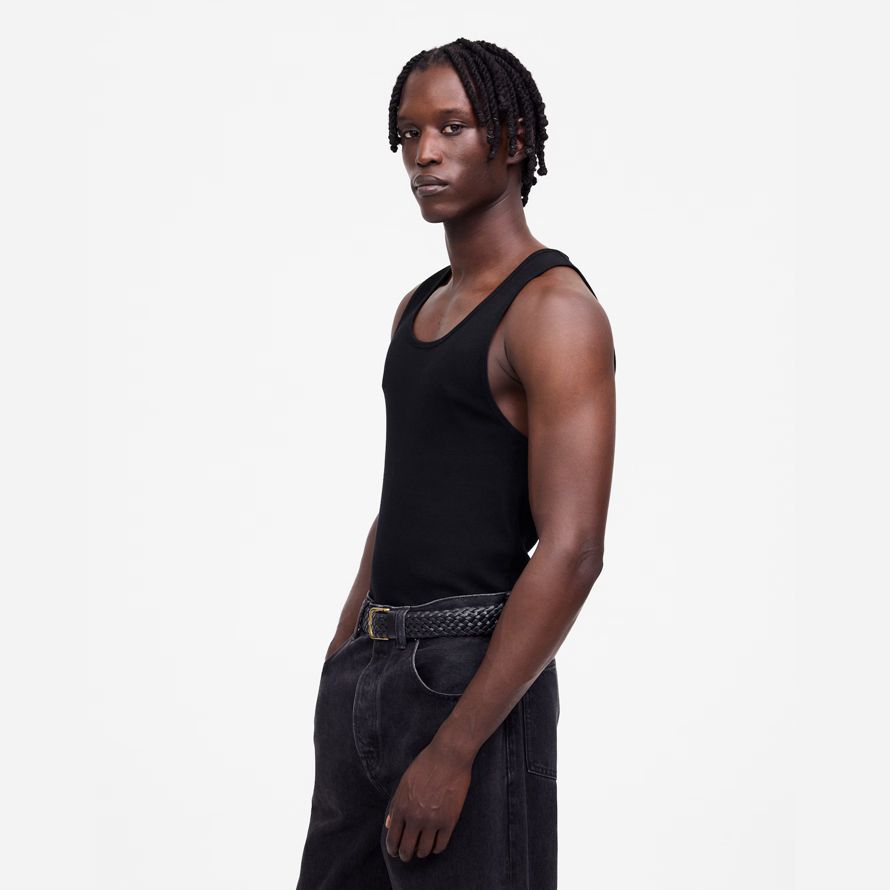 schwarz madewell ribbed mens tank
