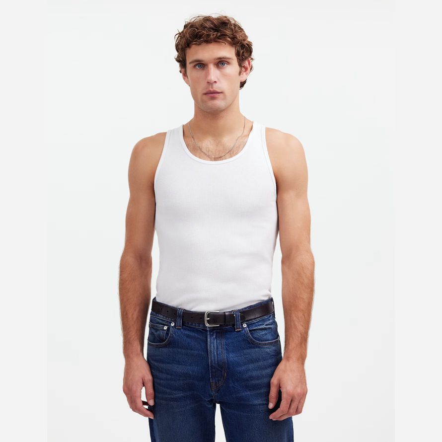 weiß herren madewell ribbed tank