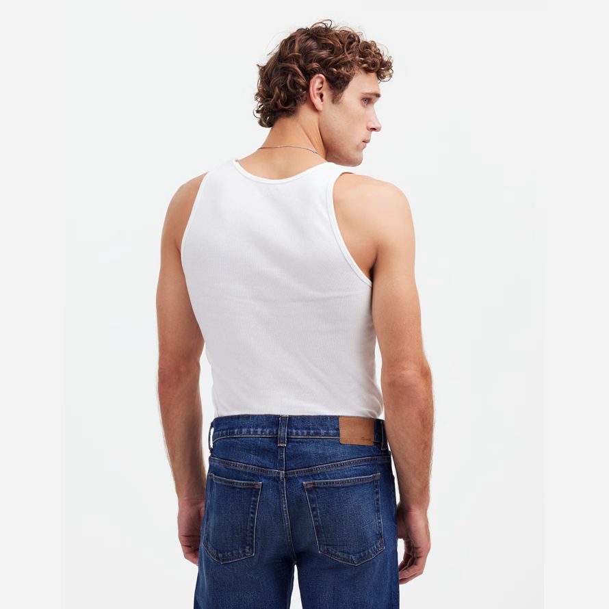 weiß herren madewell ribbed tank