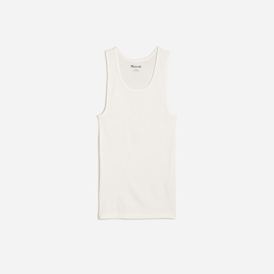 weiß herren madewell ribbed tank