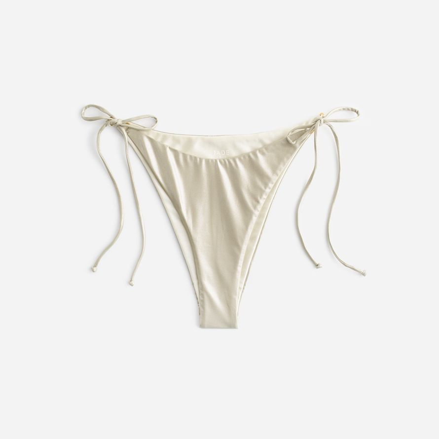 beige damen madewell jade swim lilah bikini bottom