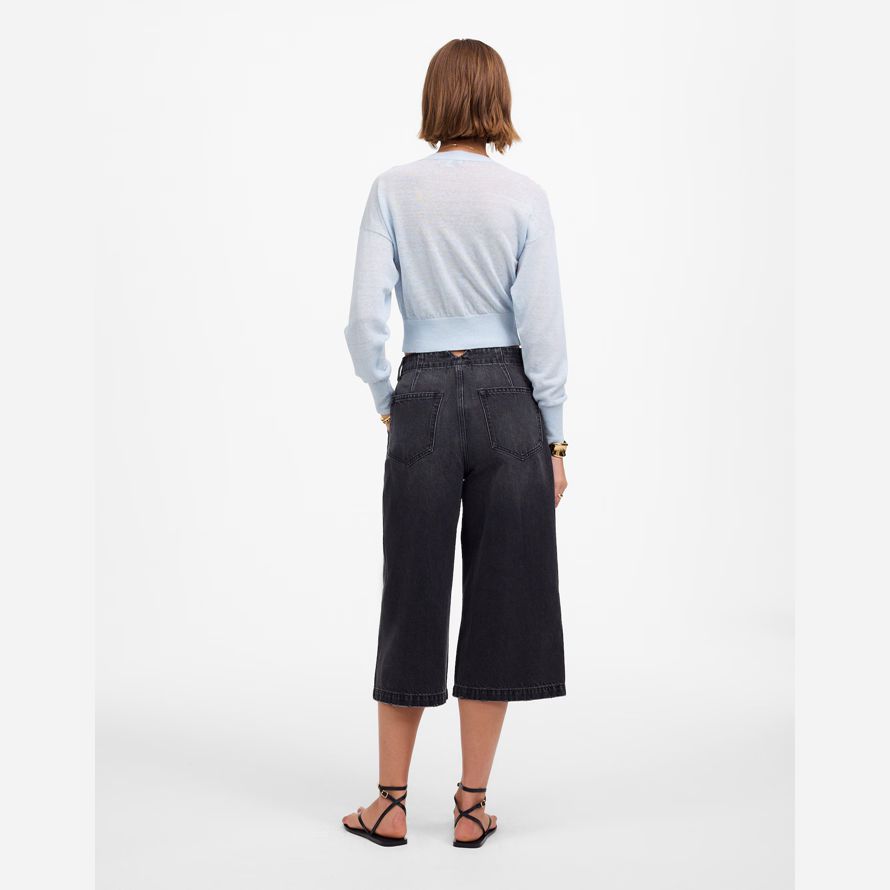 schwarz madewell denim culottes womens jeans
