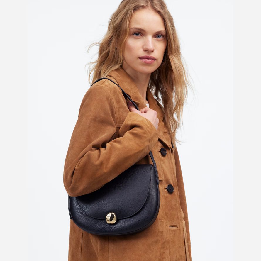 madewell dakota womens saddle bag black