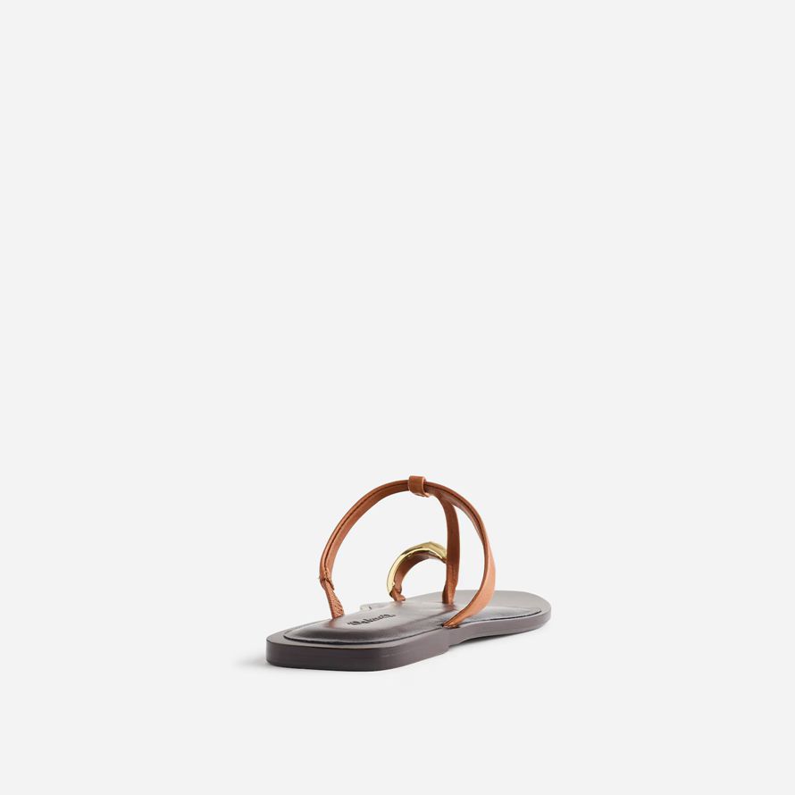 brown madewell das dessa toe ring damen sandalen