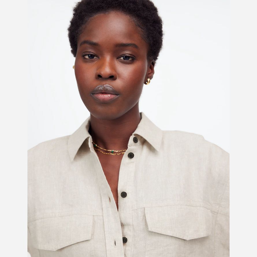 beige madewell boxy cargo-pocket-button-up-womens t-shirts