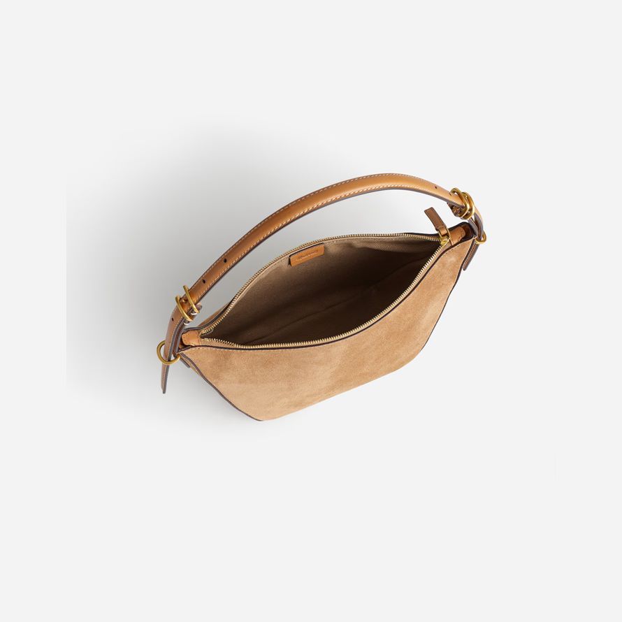 madewell den keeper womens shoulder bag brown