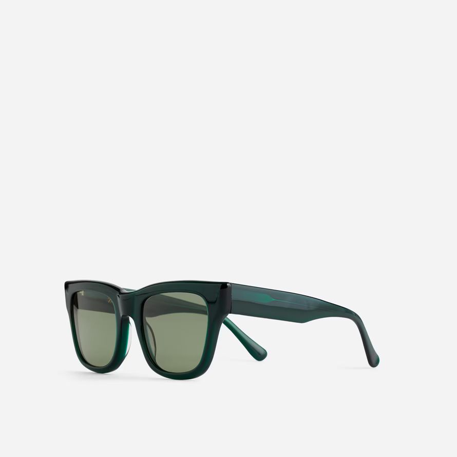 damen madewell Übergroße klobige sonnenbrille grün