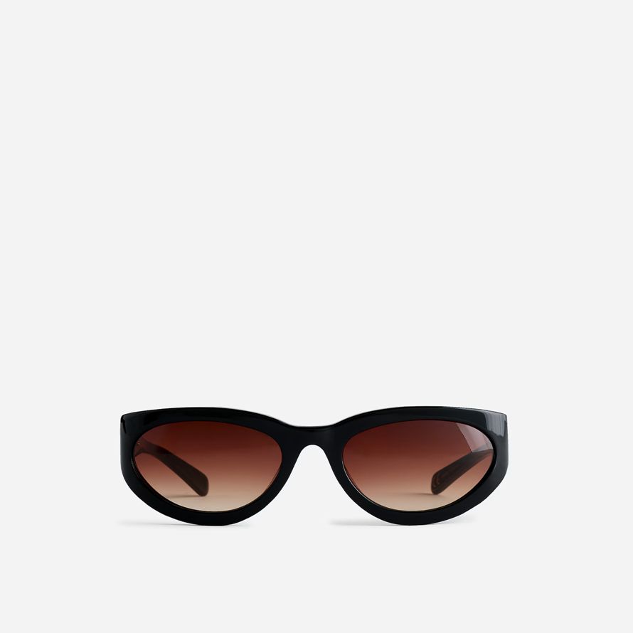 braun damen madewell wrap-around-sonnenbrille