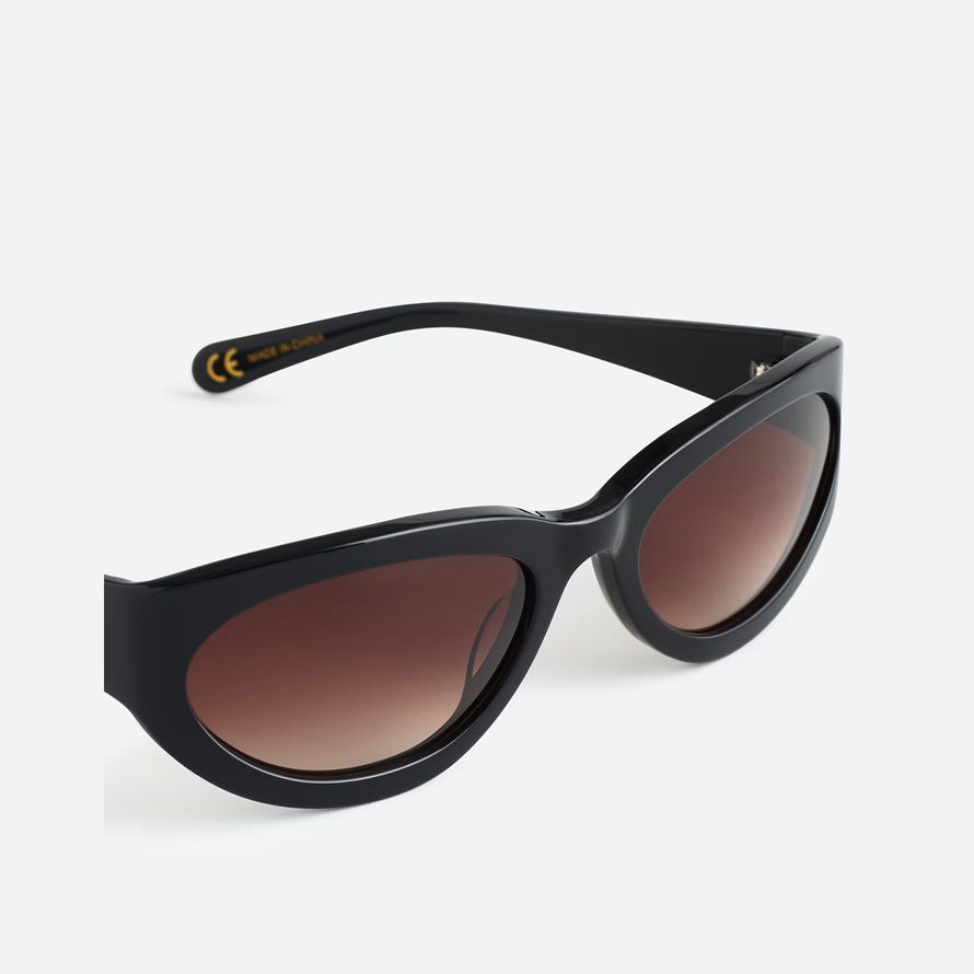 braun damen madewell wrap-around-sonnenbrille