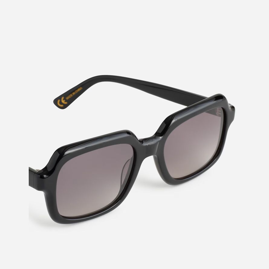 damen madewell oversized square sonnenbrillen schwarz